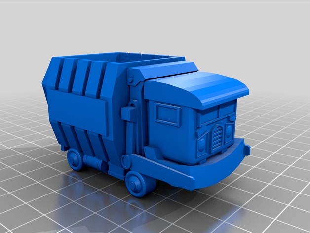 Animated Garbage Vehicle by Thufirwithanr