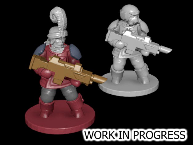 Work In Progress - Ventrillian Nobles by 15mm_Warhammer
