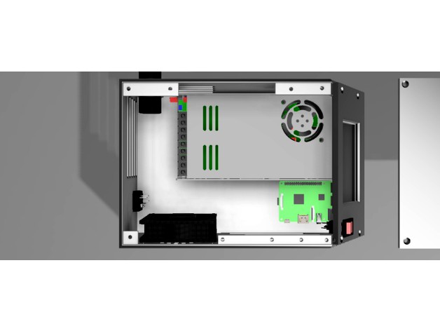 Voxelab Aquila Electronic Enclosure by Gotti123