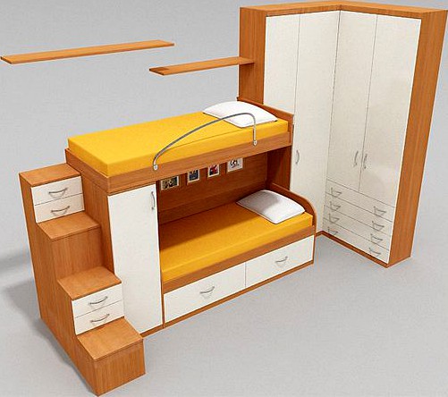 Bed2 3D Model