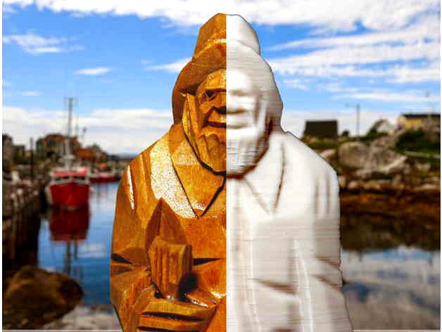 "Nova Scotian Fisherman" by D. Daigle by AlexFlamand