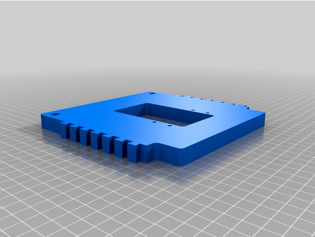 LowRider2 CNC Y-plate dovetail remix also compatible with Fusion 360 by Shmoee