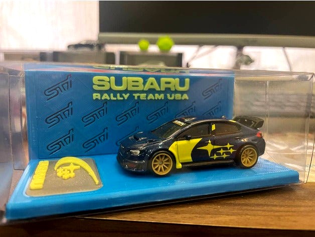 Hotwheels Subaru WRX STI (2016) Display Base by T0MMY3688