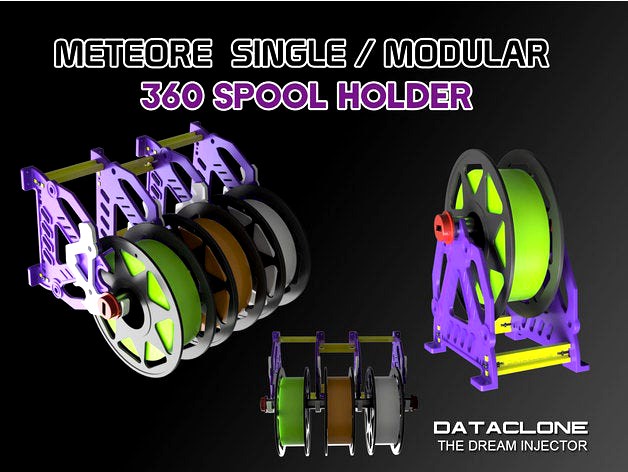 METEORE 360 single/ modular spool holder table by Dataclone