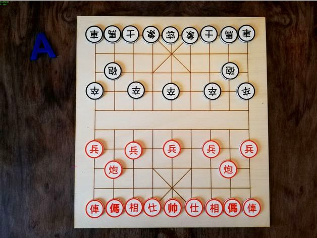 Xiangqi - Double sided Chinese Traditional / Western set by pepesquadrone
