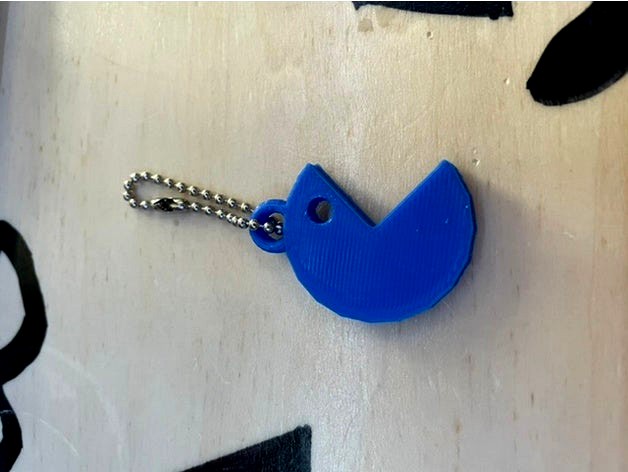 Pacman Key chain by Crazysnail831