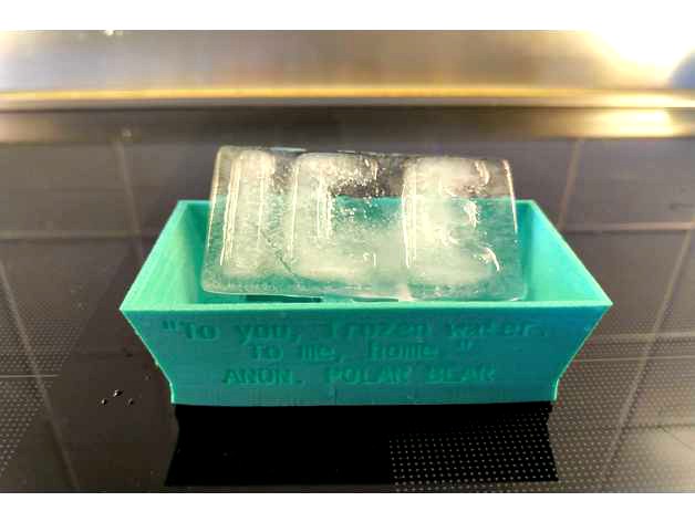 customisable ice cube mold by alphahelix