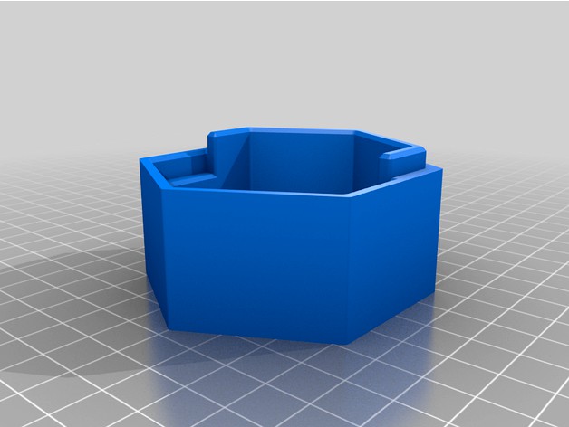 Simple Interlocking Hexagonal CNC Box by AdamsLab