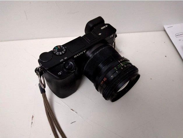 Improved Sony E-Mount body to Nikon F-Mount Lens Adapter by Efeler_Gibi