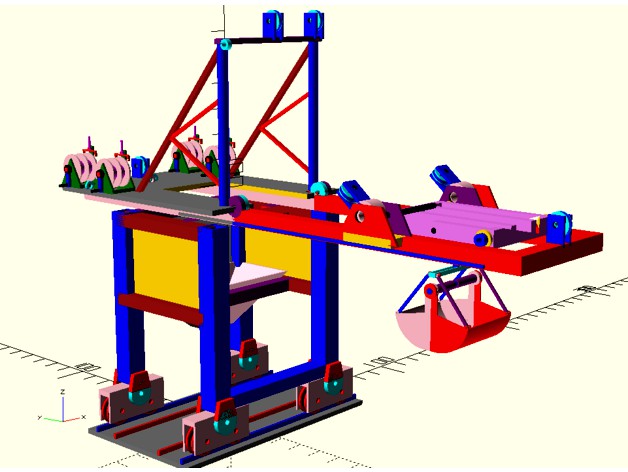 Toys for boys- gantry crane with hopper by stollew