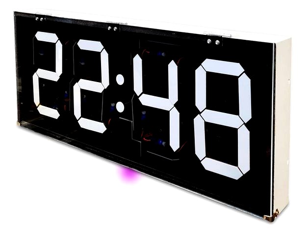 7 Segment Display Servo Clock by nias123