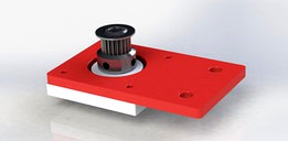 Pulley Holder in a nema17 holder