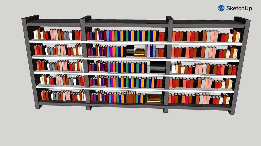 Library Shelving W/Books