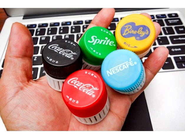 Mini Container with PET Bottle Cap Size by Tokyo_Bird
