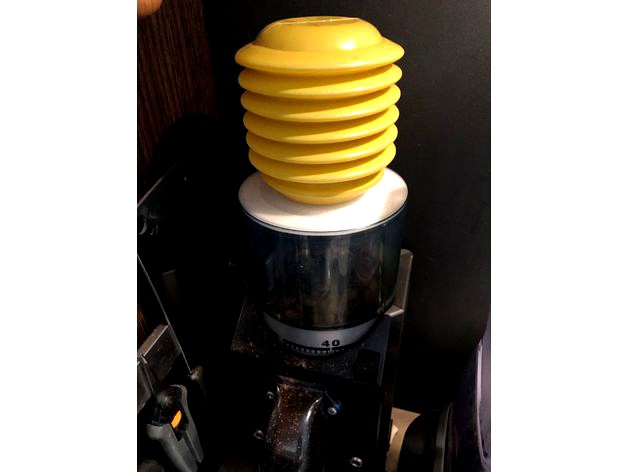 Rancilio Rocky grinder bellows adapter by jcmaco