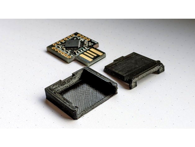 Arduino Beetle ATmega32u4 clip on case by WinterSmokerDesign