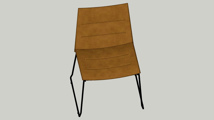Cadeira Clip estofada - Designer Fernando Jaeger