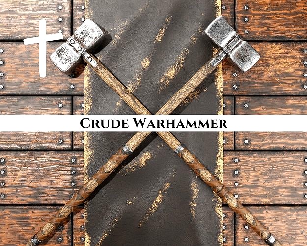 Medieval Crude Warhammer