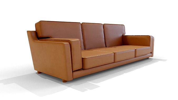 LCS Modern leather sofa