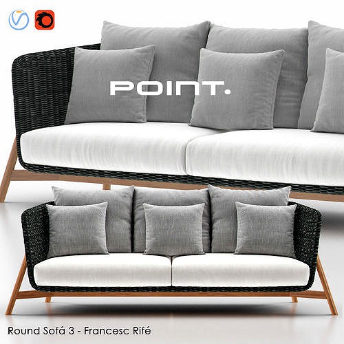 ROUND Sofa 3 - Point