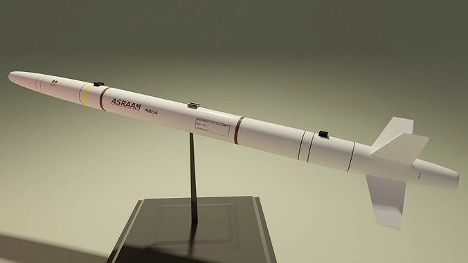 ASRAAM AIM-132 3D model