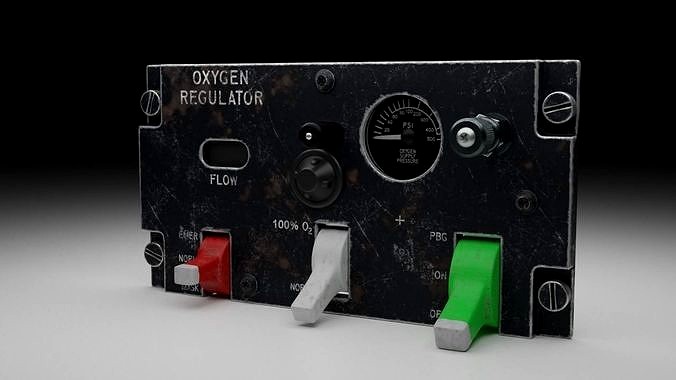 F16 Oxygen Regulator Panel