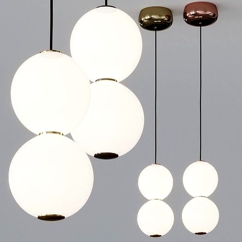 Pearls E Suspension lamp by Formagenda Pendant Lamp