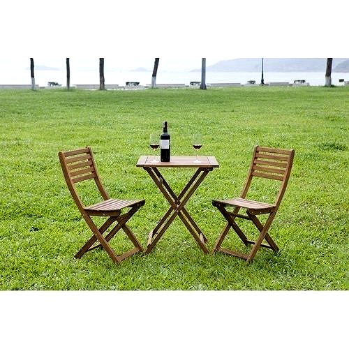 Havenside Home Del Mar 3-piece Outdoor Bistro Set Natural