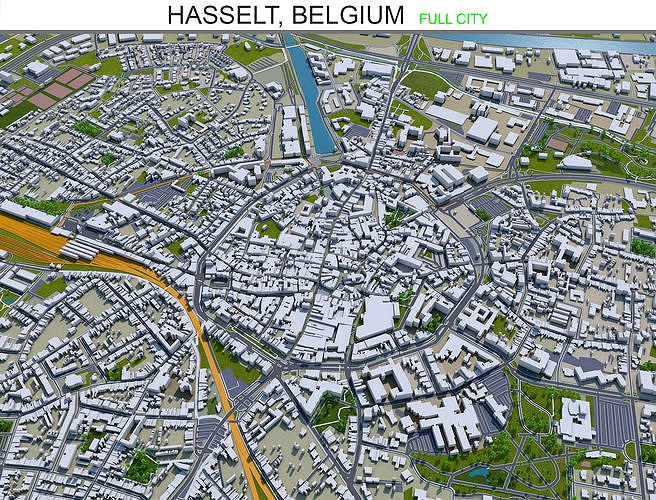 Hasselt City in Belgium 30Km