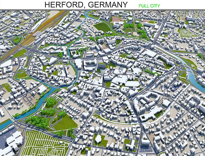 Herford City in Germany 30Km