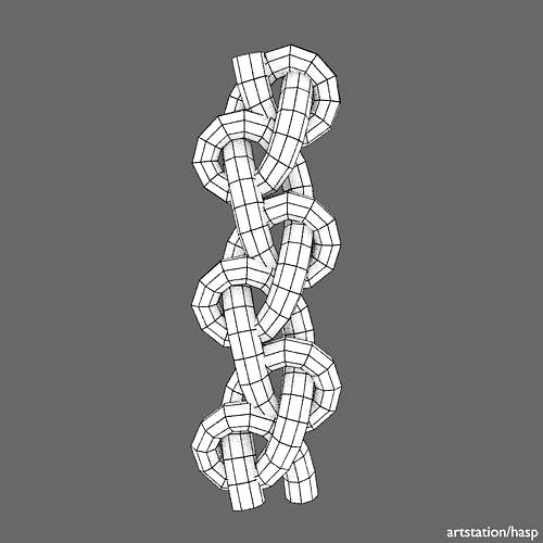 double tatted chain braid