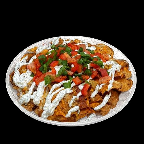 salad Low-poly 3D model