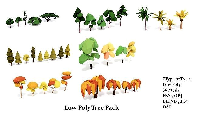 Low Poly Tree Pack