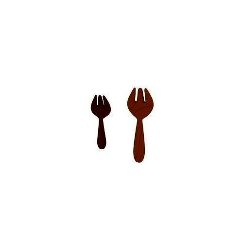 Wooden fork