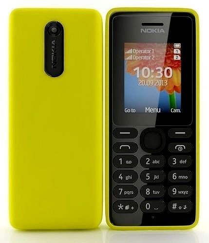 Nokia 108 Dual SIM Yellow