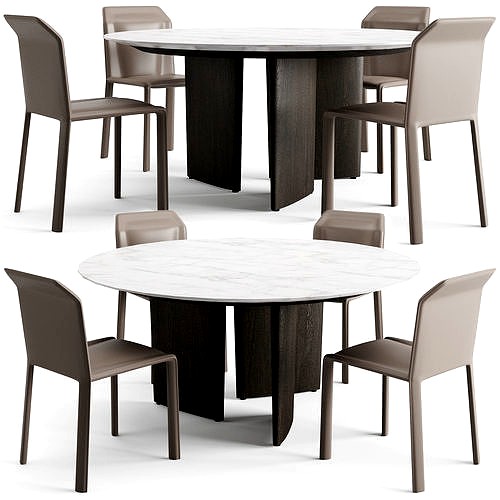 MisuraEmme Dining Ala Table And Brera Chair