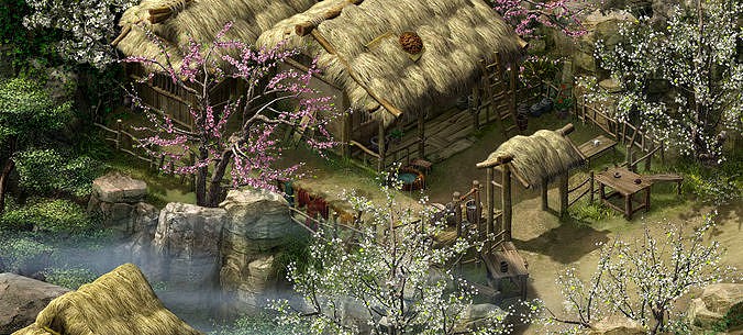 Song Dynasty-Small Town-Folk House 06