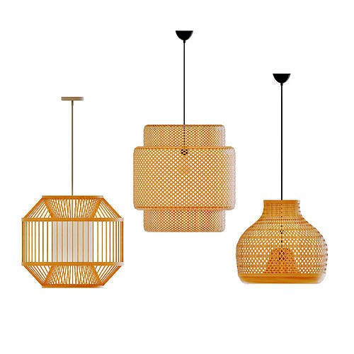 Rattan pendant lamp