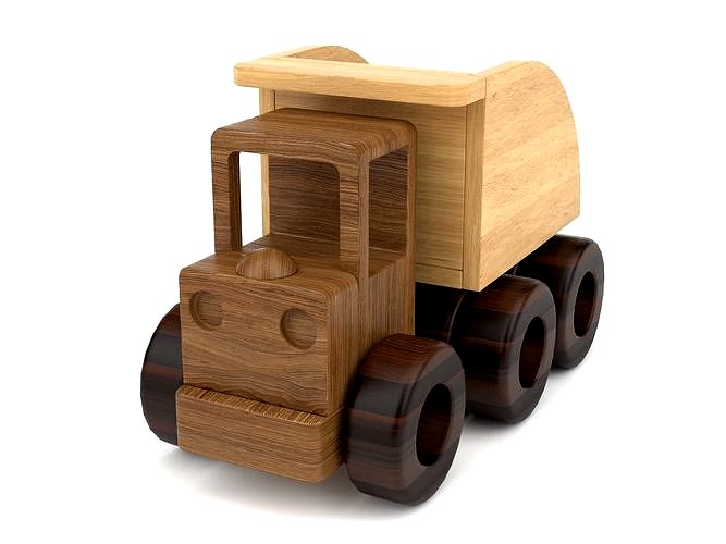 Wooden toy truck 22