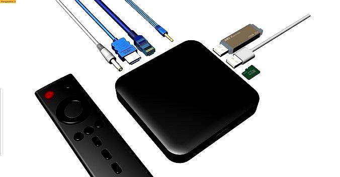 IPTV Box 3D model