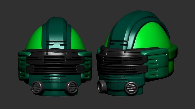 helmet high poly sculpt 3d printable