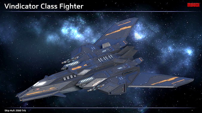Spaceship Fighter Vindicator