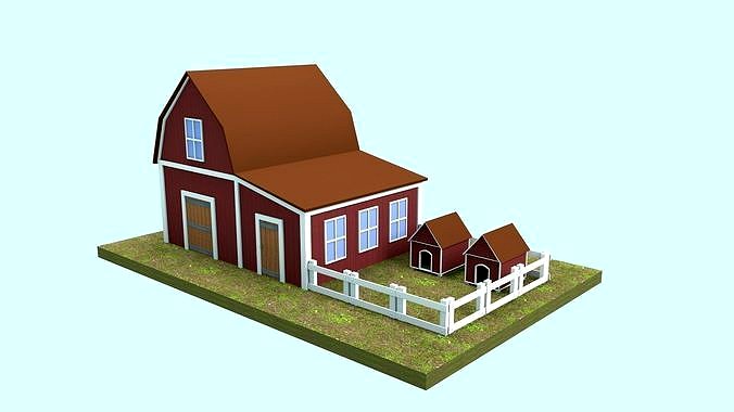 Stylized Barn