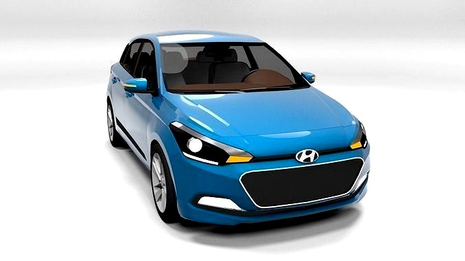 HYUNDAI I20 2015 LOWPOLY