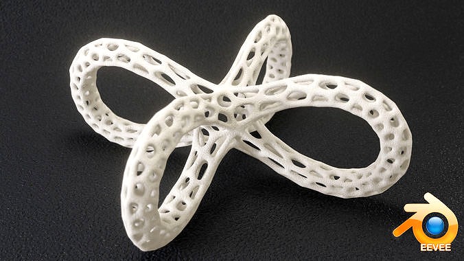 Quatrefoil Lattice Sculpture | 3D