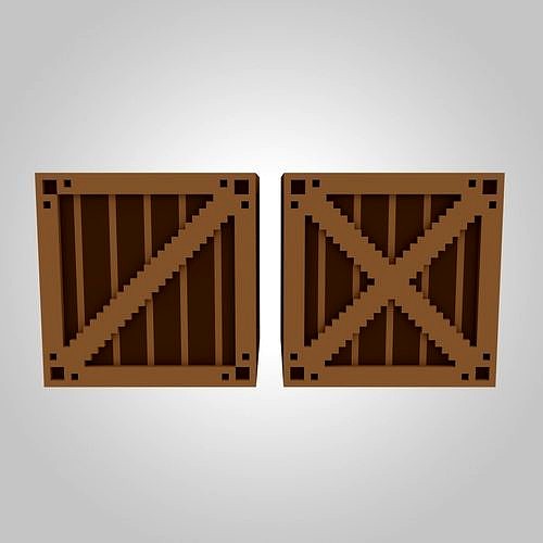 Voxel Crate Boxes