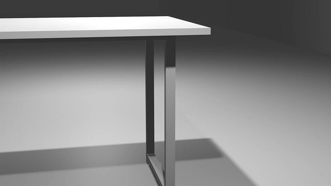 Clay Basic Table Design 3D Model