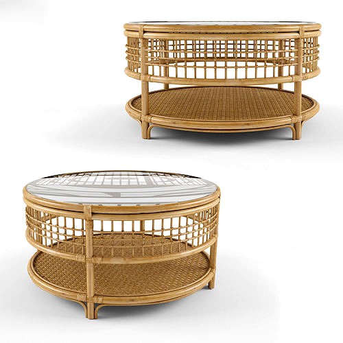 Beverly Rattan Coffee Table