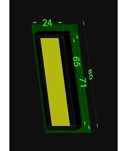 LCD 16x2 3D Model