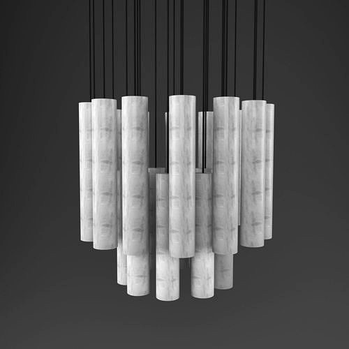 Marble pendant lamp